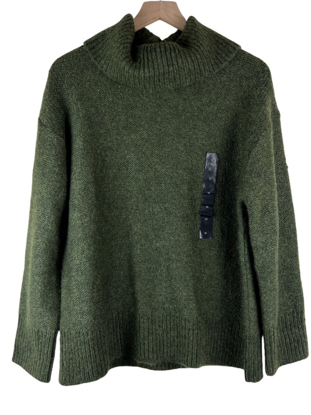 NWT Banana Republic Mangrove Tree Oversized Turtleneck Sweater - Picture 2 of 7